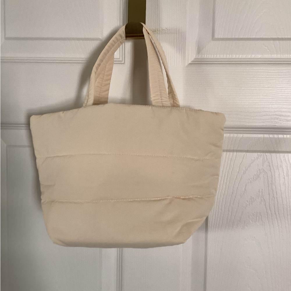 Cream Tote Bag